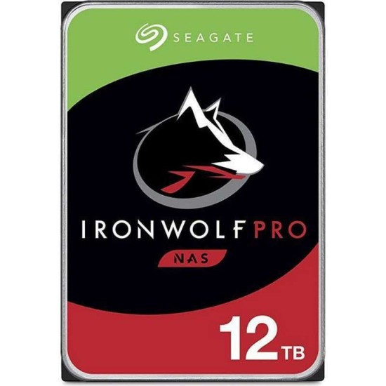 Seagate IronWolf Pro 12TB 256MB Cache για NAS (ST12000NT001)
