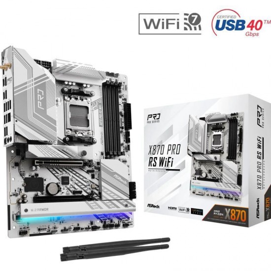 Motherboard ASRock X870 Pro RS WiFi (90-MXBQ00-A0UAYZ) Motherboard ASRock X870 Pro RS WiFi (90-MXBQ00-A0UAYZ)
